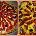 Пица Чоризо с три вида сирена