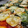 Spinach and Goat Cheese Pizza