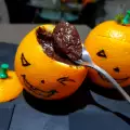 Портокалово-шоколадово кремче за Хелоуин