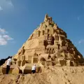В германски град построиха най-високия пясъчен замък