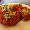 Запечени домати със сирене и лук