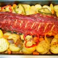 Pork Ribs with Vegetables in the Oven
