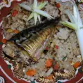 Рибник със скумрия, ориз и кисело зеле