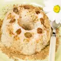 Желирана оризова торта с кренвирши и орехи