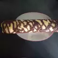 Руло с шоколад и банан