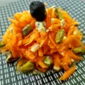 Carrot Salad with Pistachios and Cheese