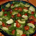 Salad with Arugula and Avocado