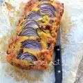 Savory Cake with Red Onion and Smoked Bacon