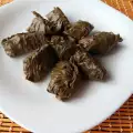 Sarma with Vine Leaves and Minced Meat
