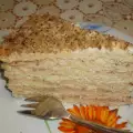 Селска торта с орехи и крем