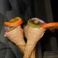 Домашен сладолед във фунийка