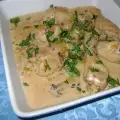 Creamy Chicken with Mushrooms and Leeks in a Multicooker