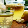 Домашен сок от бъз с лимон