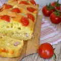 Солен кейк с домати и кашкавал