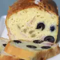 Солен кекс с маслини, сирене и колбас
