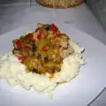 Сотирано пиле с пюре от картофи