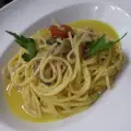 Špageti sa slaninom i crnim tartufima
