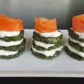 Spinach Bites with Smoked Salmon