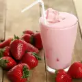 Dairy Strawberry Cocktail
