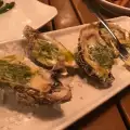 Mediterranean-Style Oysters with Baby Spinach