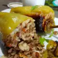 Lean Stuffed Peppers with Rice and Lentils