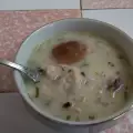 Супа пиле с фиде и челядинки