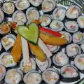 Sushi with Crab Sticks