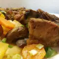 Свинско с пащърнак и зеленчуци на фурна