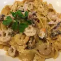 Tagliatelle with Frozen Seafood