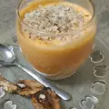 Light Pumpkin Cream with Walnuts and Honey