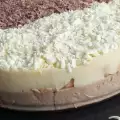 Торта с кроасани Черно и бяло