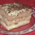 Торт с домашним кремом и грецкими орехами