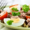 Warm Salad with Tuna Fish