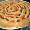 Twisted Focaccia with Olives, Tomatoes and Oregano