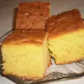 Въздушен ванилов кекс в тава