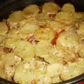 Куриная запеканка с картофелем и грибами