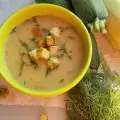 Зеленчукова кремсупа с тиквички