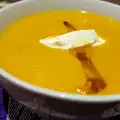 Зимна крем супа с бяла ряпа, пащърнак и картофи
