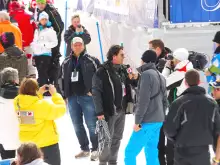 Alberto Tomba Arrives in Bansko to Watch World Cup