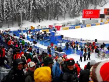 The first round for the Slalom in Bansko won by Austrian Mario Matt