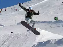 Open state championship snowboarding in Bansko
