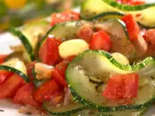 Zucchini with tomatoes
