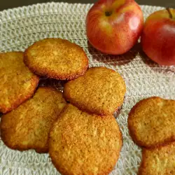 Ябълкови бисквити с овесени трици