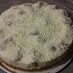 Домашна еклерова торта с блат и еклери