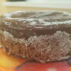 Торта с течен шоколад и краве масло