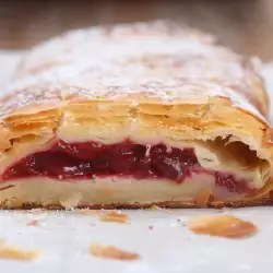 Puff Pastry Strudel with Cherries