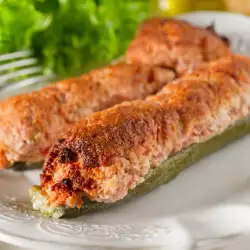 Zucchini with Cottage Cheese in the Oven