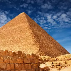 Dispelled are the myths that slaves built the Egyptian pyramids