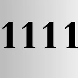 Ангелско число 1111