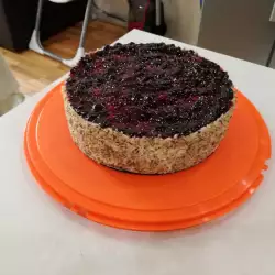 Домашна френска селска торта с боровинки